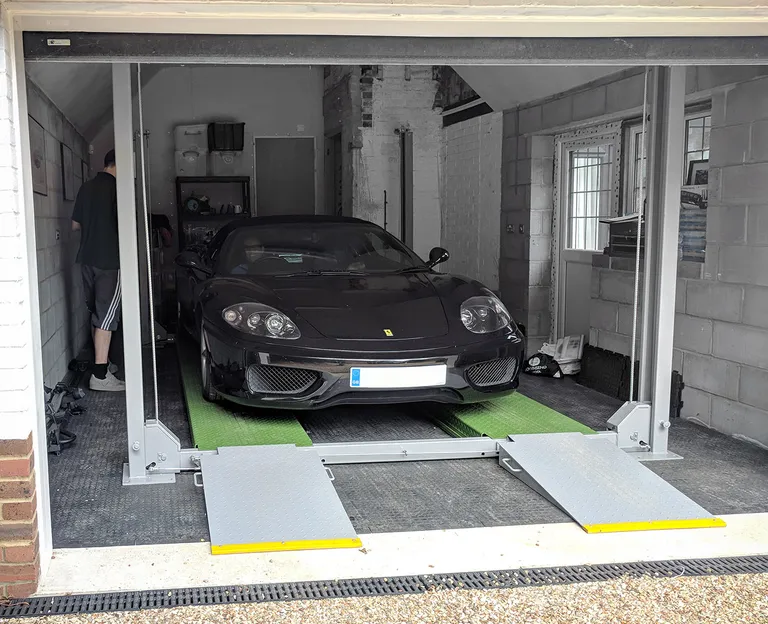 Strongman Lifts - The Bonar is a perfect home car storage lift