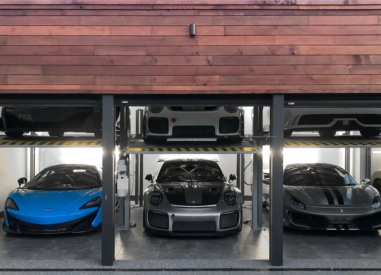 Strongman Lifts - Dean auto lift - luxury and sports car storage lift