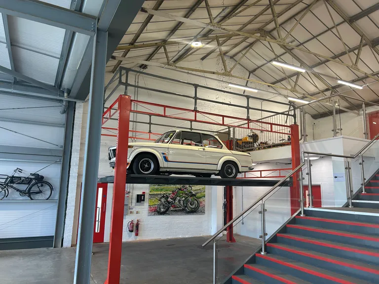 Strongman Lifts - Bannockburn utilised in museum for elevating cars to another floor