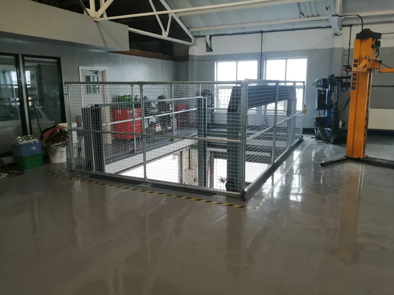 Strongman Lifts - Multi floor safety walls used for Bannockburn car mezzanine lift