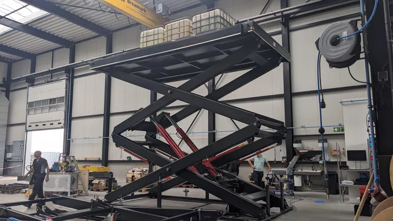 Strongman Lifts - European made car elevator scissor lifts