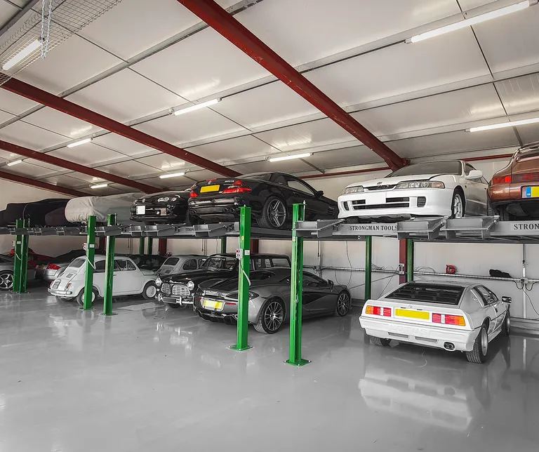 Strongman Lifts - Forth four post car lift for customer's private collection